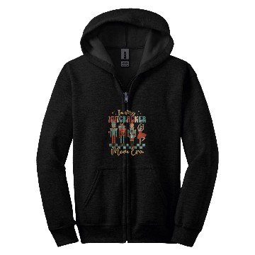Discover In My Nutcracker Mom Era Christmas Nutcracker Ballet Xmas Zip Hoodies