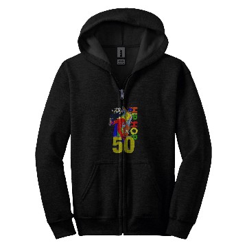 Discover Hip Hop is 50 50th Anniversary Breakdancing Zip Hoodies