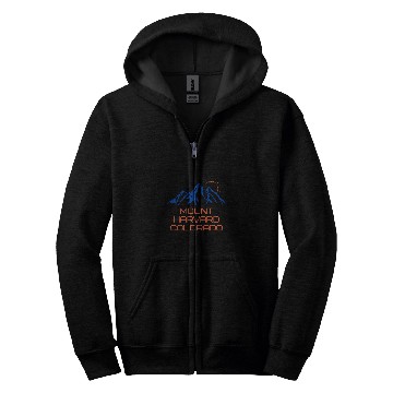 Discover Hiking Mount Harvard Colorado Mountain Climbing Tee For Men Zip Hoodies