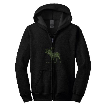 Discover PAX Marshy Camo Moose Zip Hoodies