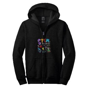 Discover Steminist STEM Teacher Science Technology Engineering Math 24 Zip Hoodies