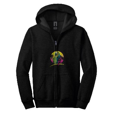 Discover Parrot Bird Watcher Zip Hoodies