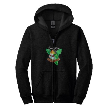 Discover Parrot Bird Mom 2Caique Watercolor Zip Hoodies