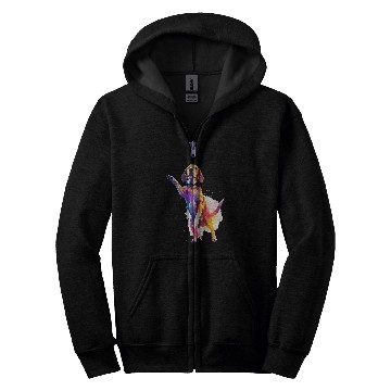 Discover Dog Dance Competition Funny Dancing Beagle Dog Zip Hoodies