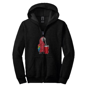 Discover Parrot Drinking mug Zip Hoodies