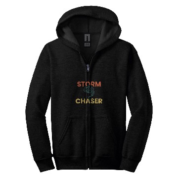 Discover Funny Future Storm Chasing Meteorologist Men Women Tornado Zip Hoodies
