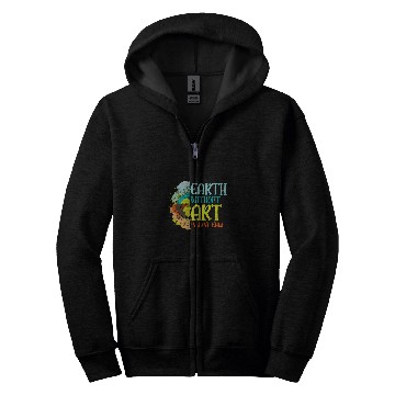 Discover Creative Sketching Earth Without Art Just Ehw Artist Painter Zip Hoodies