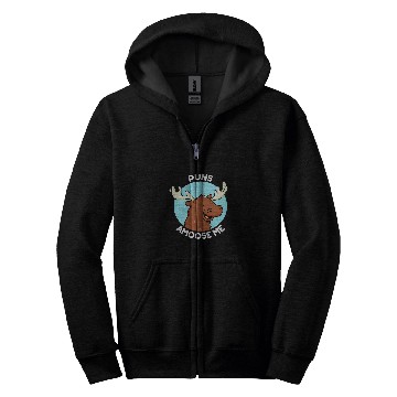 Discover Puns Amoose Me Funny Moose Pun Gift Zip Hoodies
