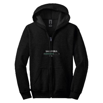 Discover Ballerina Loading Studying Ballet Zip Hoodies