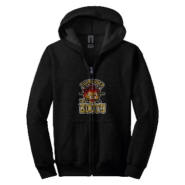 Discover Surrender The Booty Pirate Costume Zip Hoodies
