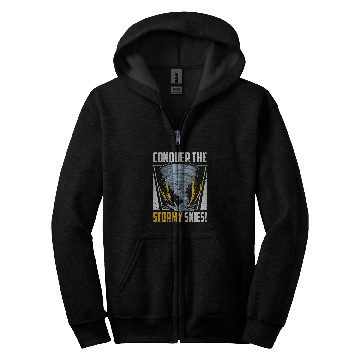 Discover Meteorologist Storm Chasing Storm Hunter Tornado Chaser Zip Hoodies