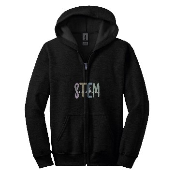 Discover STEM Teacher Science Technology Engineering Math Zip Hoodies