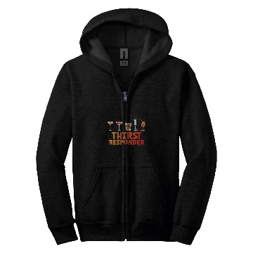 Discover Thirst Response Responder Funny Bartender Appreciation 21 Zip Hoodies