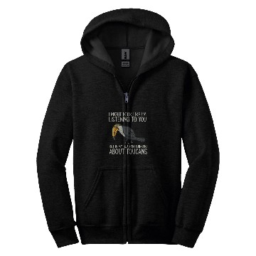 Discover Toucan Bird Rainforest Thinking About Toucans Zip Hoodies