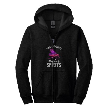 Discover Tiny Creatures Mighty Spirits Nature Insect Dragonfly 21 Zip Hoodies