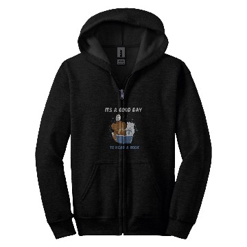 Discover Its A Good Day To Read A Book Animals Reading Librarian T Zip Hoodies