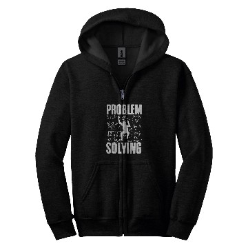 Discover Problem Solving Mathematics Bouldering Rock Climbing Zip Hoodies