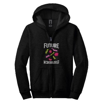 Discover Future Microbiologist Microbiology Biology Student Zip Hoodies