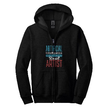 Discover Defending the Work of an Artist AI Zip Hoodies