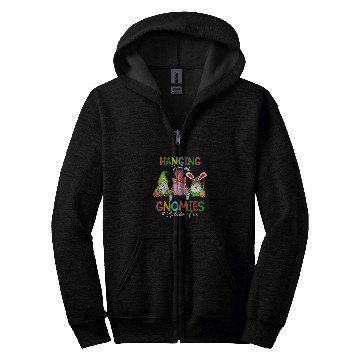 Discover Hanging With My Gnomies Bartender Crew Three Easter Gnomes Zip Hoodies