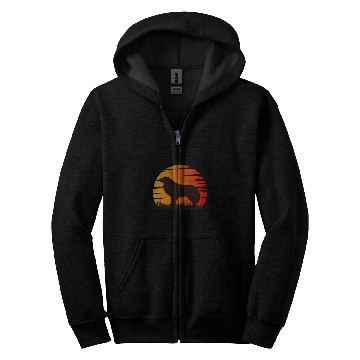 Discover Pyrenean Mountain Dog Retro 44 Zip Hoodies