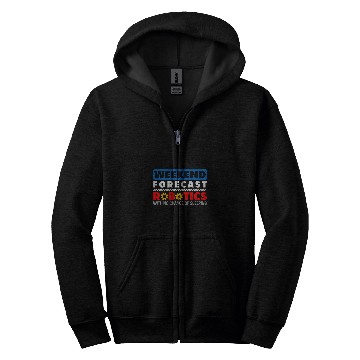 Discover Weekend Forecast Robotics Engineer Robot 26 Zip Hoodies