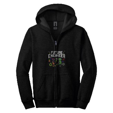 Discover Robot Builder Robotics Engineer AI Artificial Intelligence Zip Hoodies
