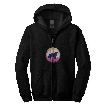 Discover Pyrenean Mountain Dog Retro 37 Zip Hoodies