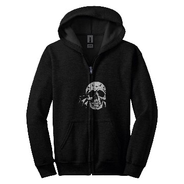 Discover Horror Skull Skull Art Skull Gothic Heavy Metal 22 Zip Hoodies