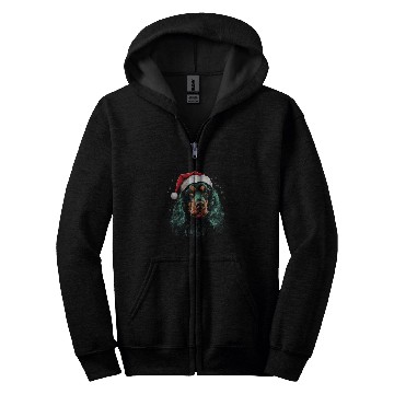 Discover Merry xmass English Cocker Spaniel Dog Christmas Zip Hoodies