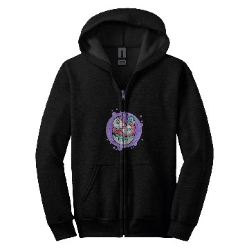 Discover Horror Ice Cream Pastel Goth Aesthetic Soft Goth Gothic Zip Hoodies
