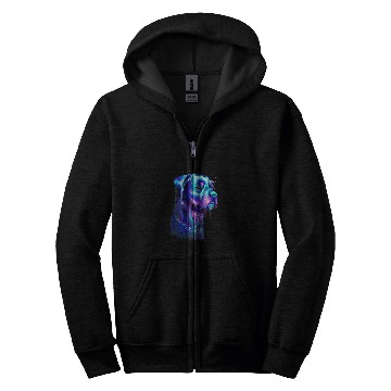 Discover Rottweiler Dog Mom Zip Hoodies