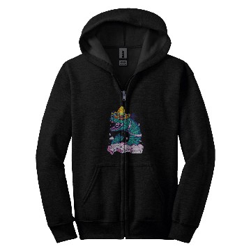 Discover Worm Farmer Sombrero Mexican Worm Mexico Composting Zip Hoodies