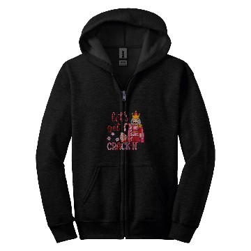 Discover Lets Get Cracking Christmas Nutcracker Ballet Festive Gifts Zip Hoodies