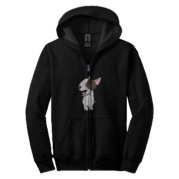 Discover Miniature Bull Terrier Dog 2 Zip Hoodies