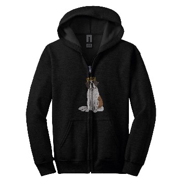 Discover Saint Bernard Dog Crown St  Bernard Zip Hoodies