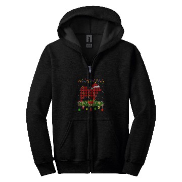 Discover Matching buffalo plaids Schipperke Dog Christmas Pajama Zip Hoodies