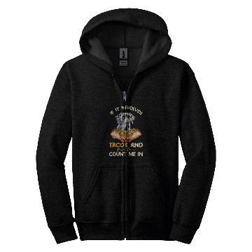 Discover Involves Tacos And Great Dane Dog Mexican Fiesta Zip Hoodies