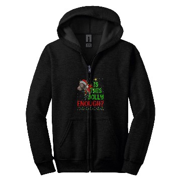 Discover Is This Jolly Enough German Shorthaired Pointer Christmas Zip Hoodies