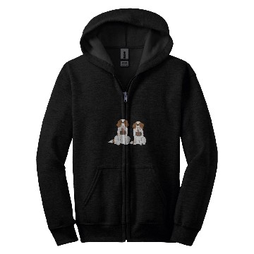 Discover Saint Bernard Dog Cute St  Bernard Zip Hoodies