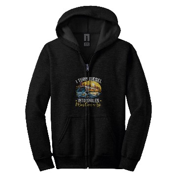 Discover School Bus Driver Job Profession Transport Driving 15 Zip Hoodies