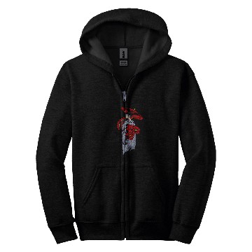 Discover Japanese Geisha Anime Zip Hoodies
