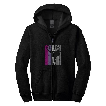 Discover Retro Master Jiu Jitsu Instructor Feminine Coachs Coaching Zip Hoodies
