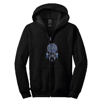 Discover Native American Dreamcatcher Indian Design 7 Zip Hoodies