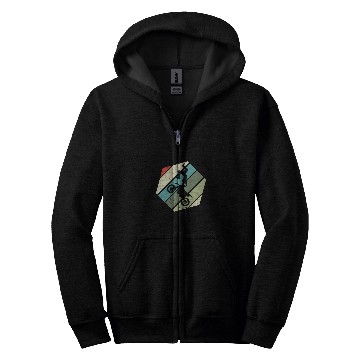 Discover Motocross motorcycle rider 27 Zip Hoodies