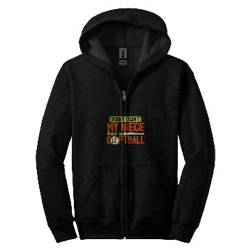 Discover Softball Uncle Niece Softball Game Lovers Zip Hoodies