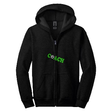 Discover Soccer Coach Zip Hoodies