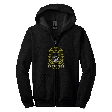 Discover Id Rather Do My Exercises Now Ballet Zip Hoodies