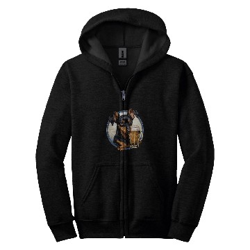 Discover Miniature Pinscher Beer Funny Dog Drinking Zip Hoodies