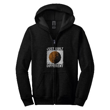 Discover Im Just Built Different Basketball Zip Hoodies